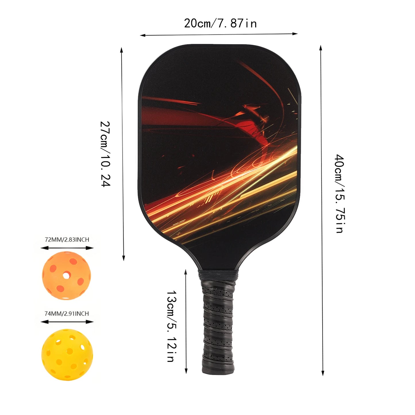 Pickleball Paddle Carbon Fiber USAPA Approved Pickleball Set Sports Outdoor Beach Tennis Racket Cricket Ball